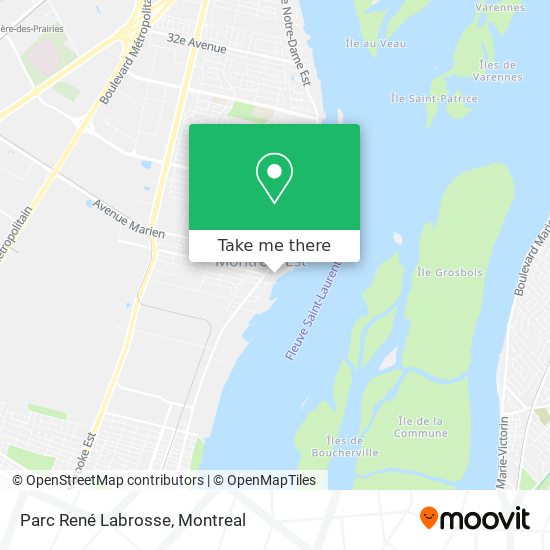 Parc René Labrosse map
