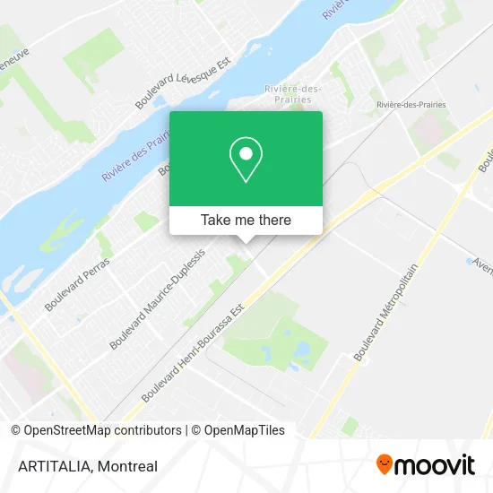 ARTITALIA map