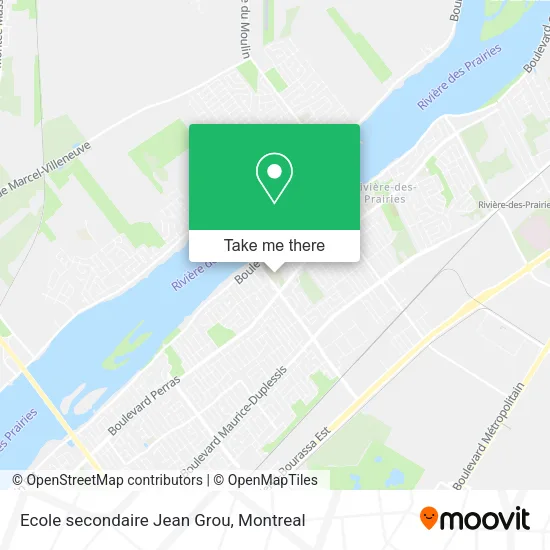Ecole secondaire Jean Grou map