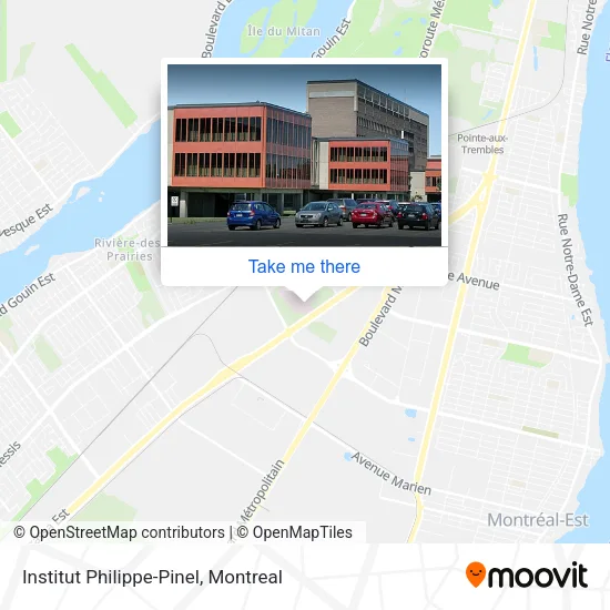 Institut Philippe-Pinel map