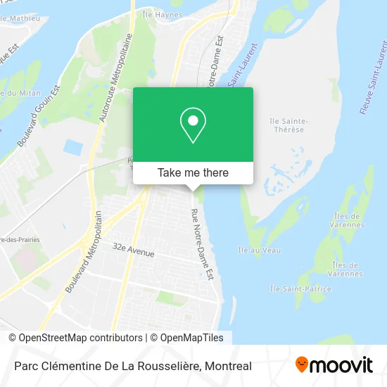 Parc Clémentine De La Rousselière map