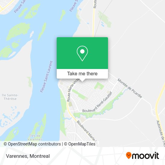Varennes map