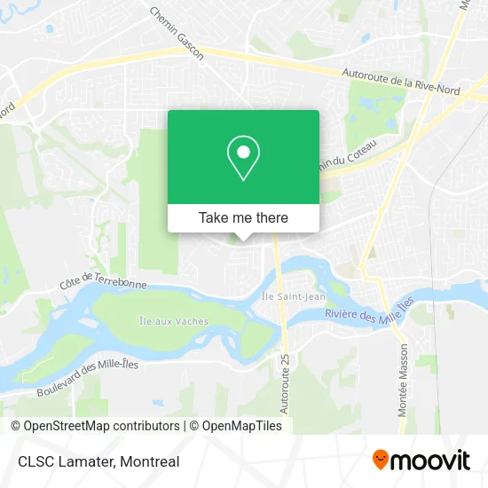 CLSC Lamater map