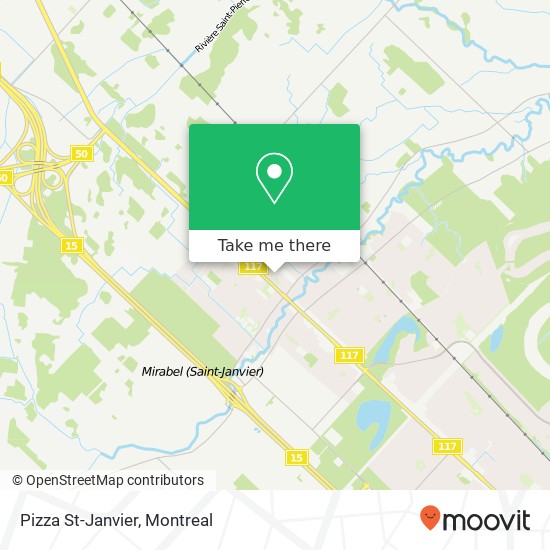 Pizza St-Janvier map