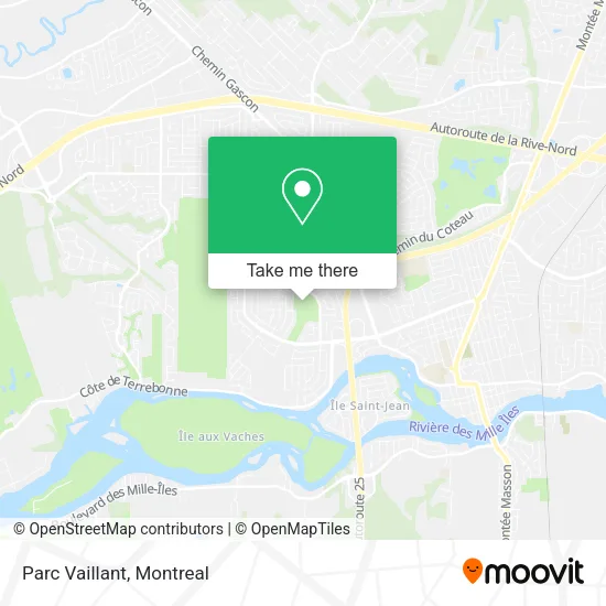 Parc Vaillant map