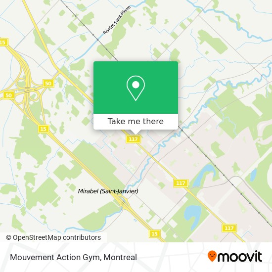 Mouvement Action Gym map