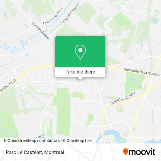 Parc Le Castelet map