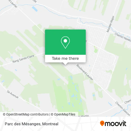Parc des Mésanges map