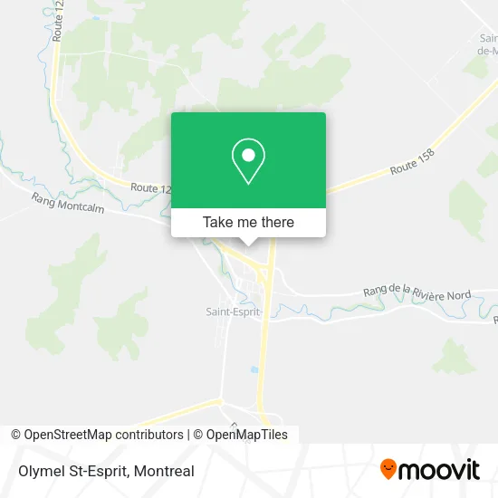 Olymel St-Esprit map