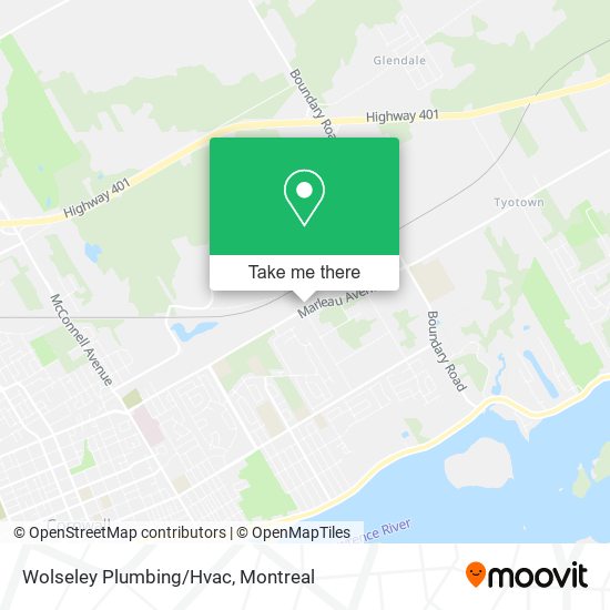 Wolseley Plumbing/Hvac map