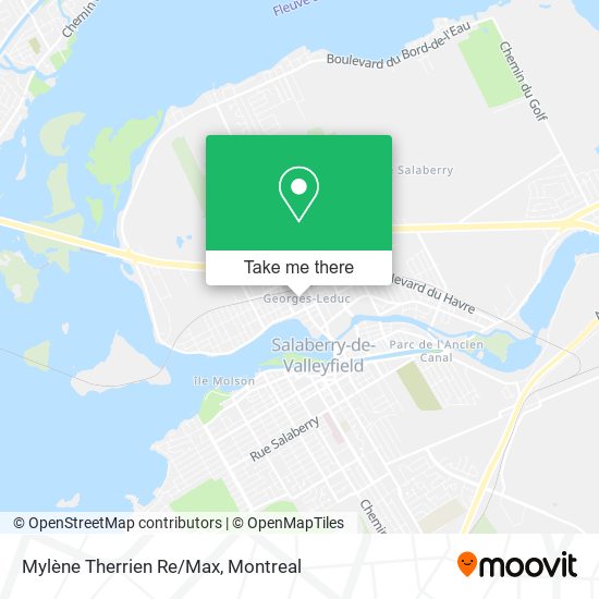 Mylène Therrien Re/Max map