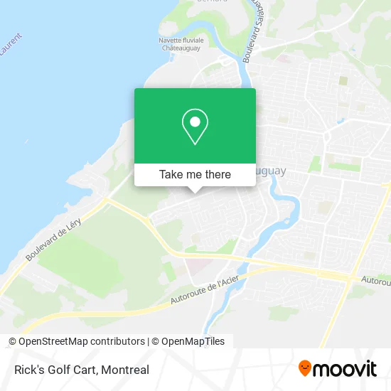 Rick's Golf Cart map