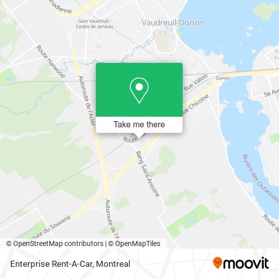 Enterprise Rent-A-Car map