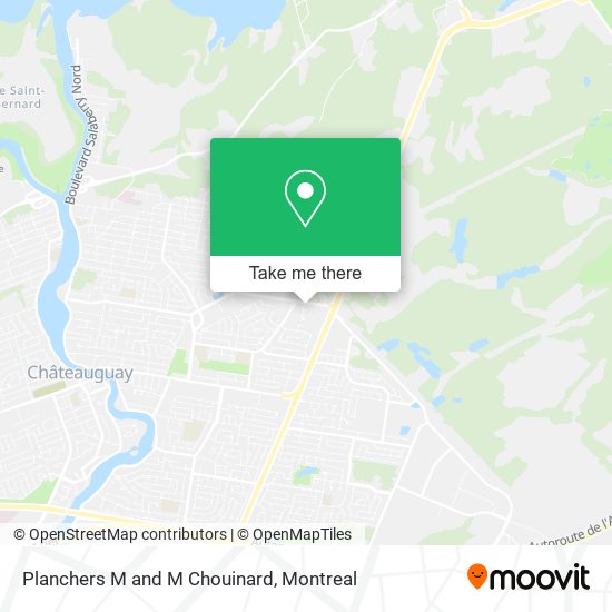 Planchers M and M Chouinard map