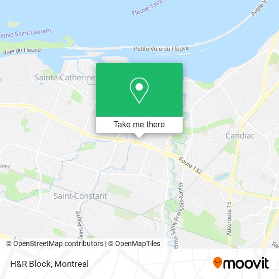 H&R Block map