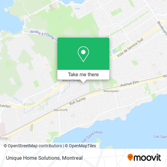 Unique Home Solutions map