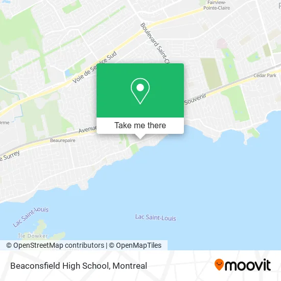 Beaconsfield High School map