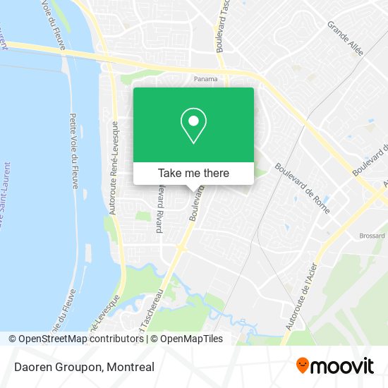 Daoren Groupon map