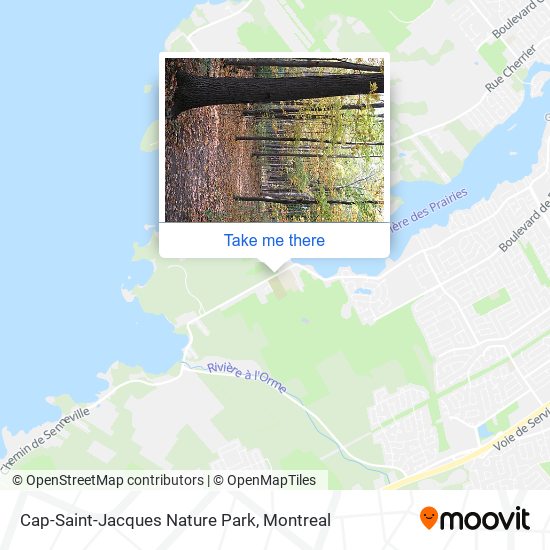 Cap-Saint-Jacques Nature Park map