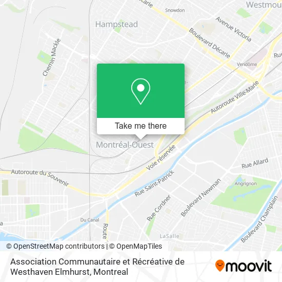 Association Communautaire et Récréative de Westhaven Elmhurst map