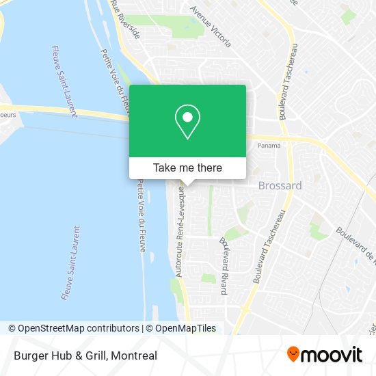 Burger Hub & Grill map