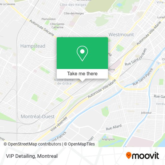 VIP Detailing map