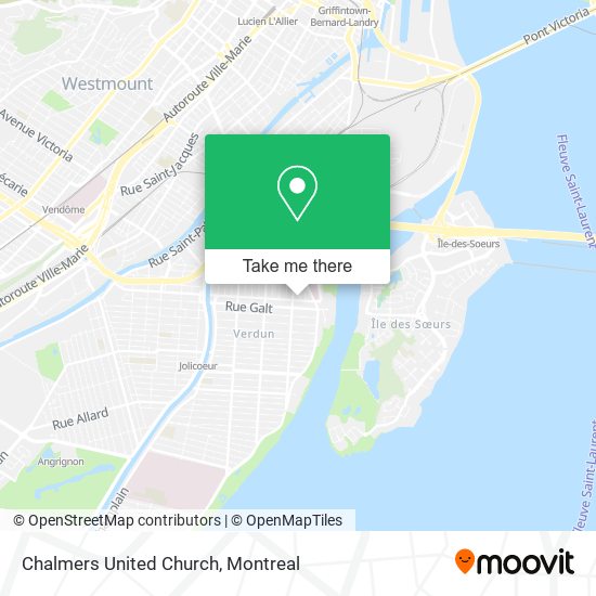 Chalmers United Church map