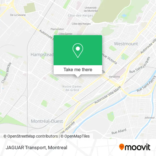 JAGUAR Transport map