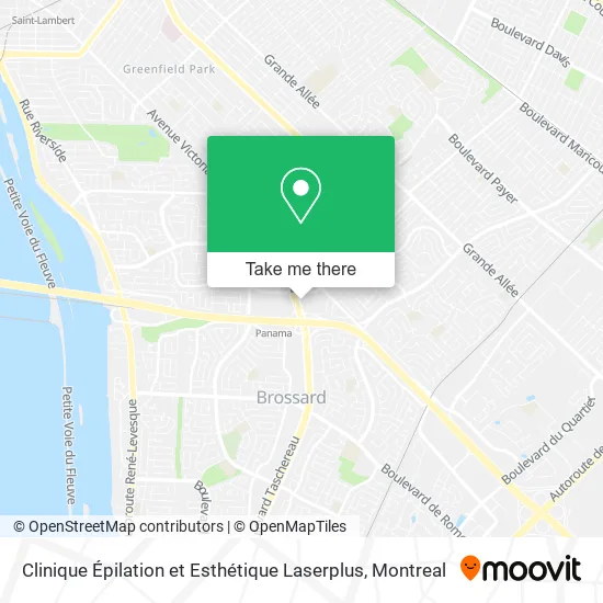 Clinique Épilation et Esthétique Laserplus map