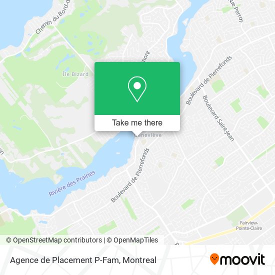 Agence de Placement P-Fam map