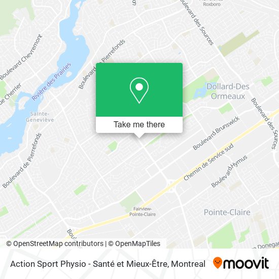 Action Sport Physio - Santé et Mieux-Être map