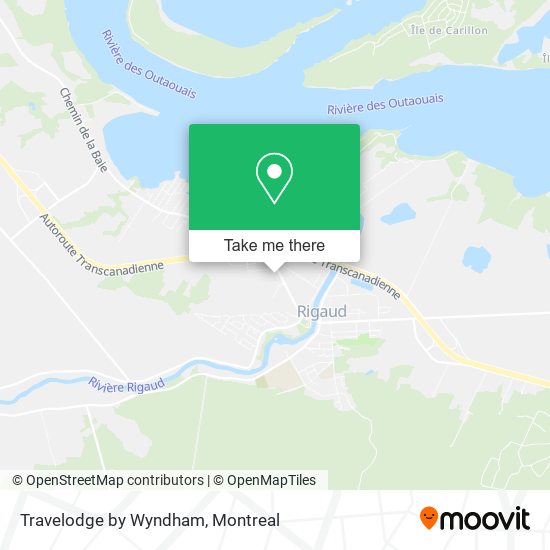 Travelodge by Wyndham map