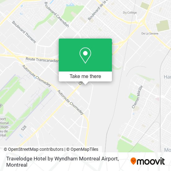 Travelodge Hotel by Wyndham Montreal Airport map