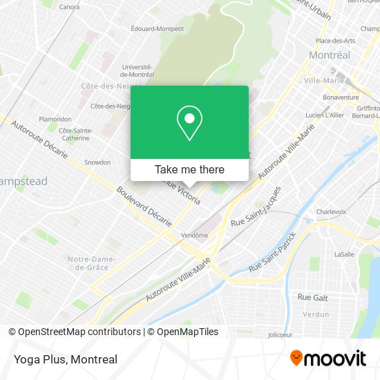 Yoga Plus map