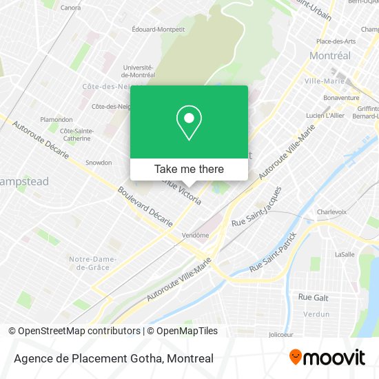Agence de Placement Gotha map
