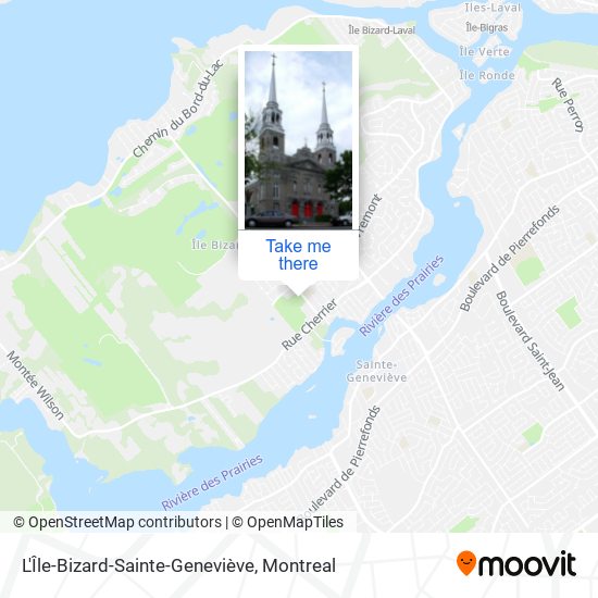 L'Île-Bizard-Sainte-Geneviève map