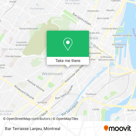 Bar Terrasse Lanjeu map