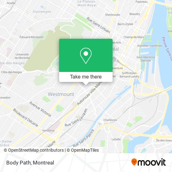 Body Path map