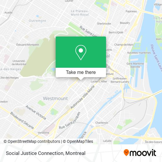 Social Justice Connection map