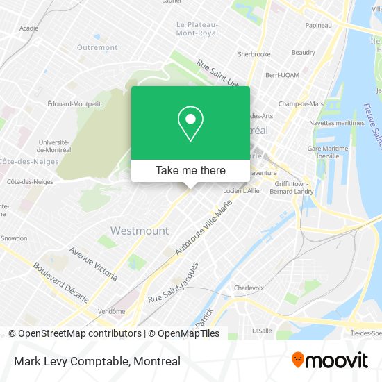 Mark Levy Comptable map
