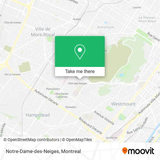 Notre-Dame-des-Neiges map