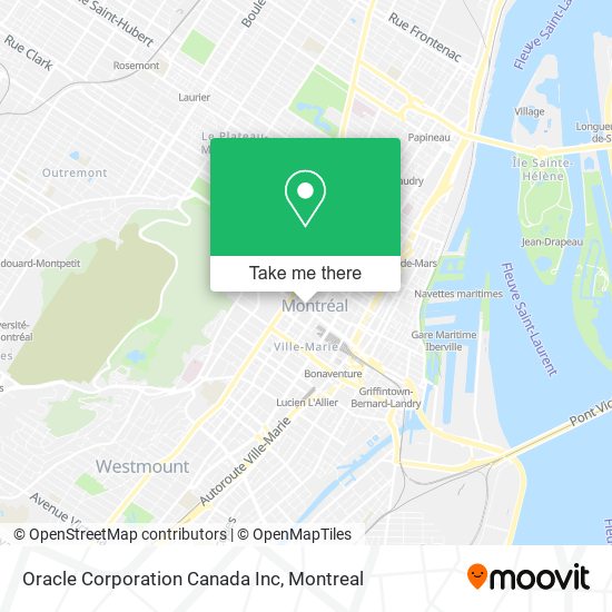 Oracle Corporation Canada Inc map