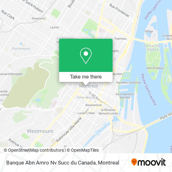 Banque Abn Amro Nv Succ du Canada map