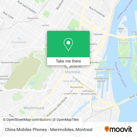 China Mobiles Phones - Merimobiles map