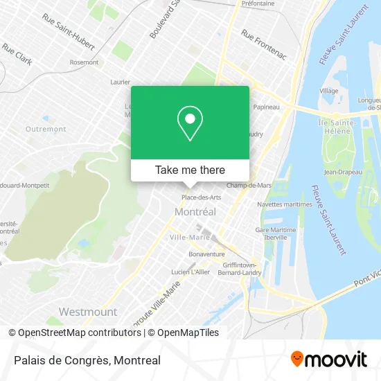 Palais de Congrès map