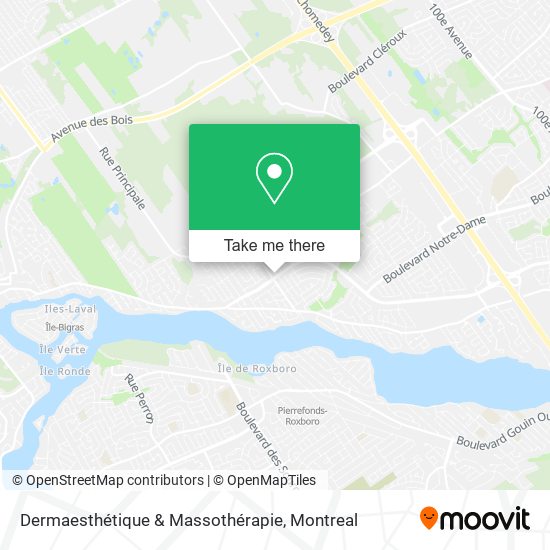 Dermaesthétique & Massothérapie map