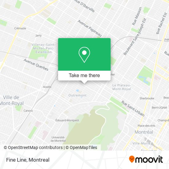 Fine Line map