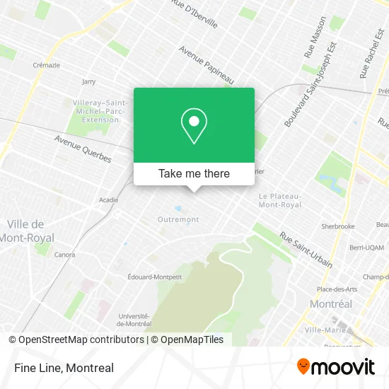 Fine Line map