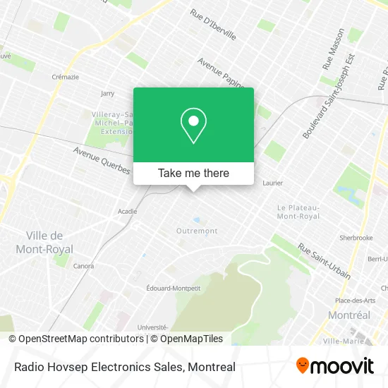 Radio Hovsep Electronics Sales map