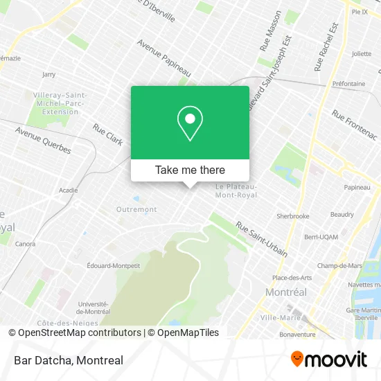 Bar Datcha map